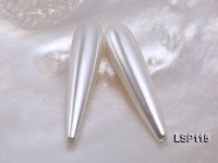 Wholesale 9X40mm Teardrop Loose Seashell Pearl