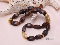 20x10mm Goldstone Beads Necklace