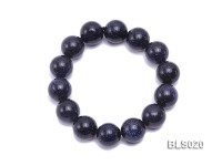 14mm Round Blue Sandstone Beads Bracelet