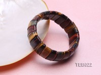 9×10.5x25mm Tiger Eye Beads Elasticated Bracelet