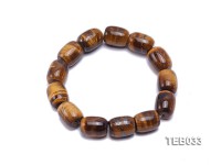 12x15mm Tiger Eye Beads Elasticated Bracelet