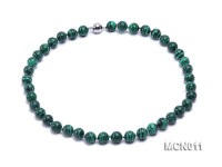 10mm Round Malachite Beads Necklace