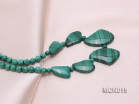 5mm Round Malachite Beads Necklace