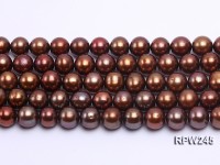 Wholesale 7-8mm Brown Round Freshwater Pearl String