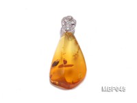 52x24mm Natural Amber Pendant
