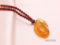 35x20mm Natural Amber Pendant