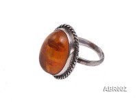 6.5mm Natural Amber Ring