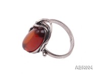 7.5mm Natural Amber Ring