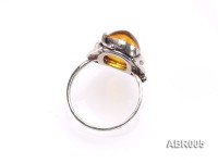 8.5mm Natural Amber Ring