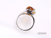 7.5mm Natural Amber Ring