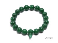16mm Round Green Korean Jade Bracelet