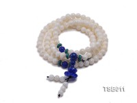 6mm Round Tridacna Beads Elasticated Bracelet