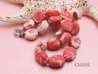 22x20x14mm Red Carved Coral Necklace