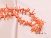 4x14mm Orange Coral Sticks Necklace