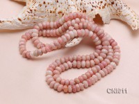 8x5mm Pink Irregular Coral Necklace