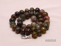 15x11mm Colorful Faceted Agate Necklace