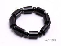 18x14mm Black Agate Bracelet
