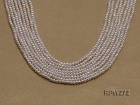 Wholesale 2.8-3mm Classic White Round Freshwater Pearl String