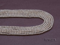 Wholesale 3-4mm Classic White Round Freshwater Pearl String