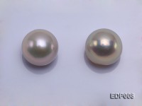 13-14mm White Round Loose Edison Pearl