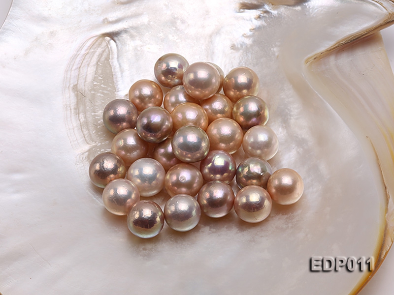 14-16mm Pink Round Loose Edison Pearl