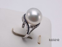 Elegant AAA 14.5mm White South Sea Pearl Ring