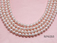Wholesale 11-12mm Classic White Round Freshwater Pearl String