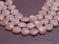 Wholesale 30mm Heart-shaped Rose Quartz Beads String