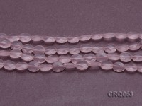Wholesale 8x10mm Oval Faceted Rose Quartz Beads String