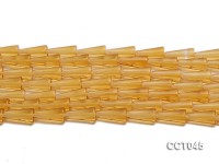 Wholesale 7x15mm Pillar-shaped Citrine Sticks Loose String