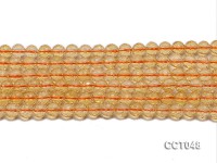 Wholesale 6mm Round Faceted Citrine Beads Loose String