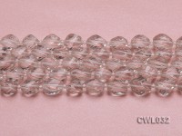 Wholesale 11x14m Baroque Faceted Rock Crystal Beads Loose String
