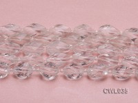 Wholesale 14x20mm Baroque Faceted Rock Crystal Beads Loose String