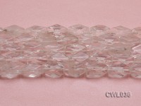 Wholesale 11x20mm Baroque Faceted Rock Crystal Beads Loose String