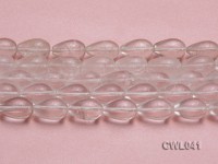 Wholesale 13x20mm Drop-shaped Rock Crystal Beads Loose String
