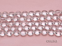 Wholesale 14mm Heart-shaped Rock Crystal Beads Loose String