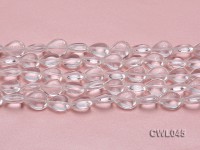 Wholesale 13x16mm Drop-shaped Rock Crystal Beads Loose String