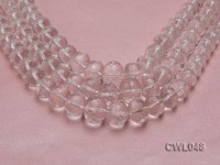 Wholesale 5×7.5-14x18mm Wheel-shaped Faceted Rock Crystal Beads Loose String
