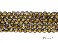 Wholesale 11.5mm Heart-shaped Smoky Quartz Beads Loose String