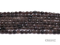 Wholesale 6x8mm Oval Faceted Smoky Quartz Beads Loose String