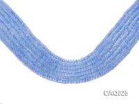 Wholesale 3x6mm Wheel-shaped Simulated Aquamarine Beads Loose String