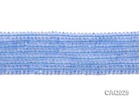 Wholesale 3x6mm Wheel-shaped Simulated Aquamarine Beads Loose String