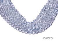 Wholesale 10mm Heart-shaped Simulated Aquamarine Beads Loose String