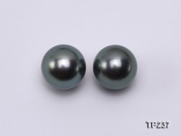 12-12.5mm Black Round Loose Tahitian Pearls