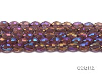 Wholesale 12x15mm Oval Colorful Faceted Synthetic Quartz Beads Loose String