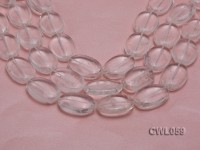 Wholesale 25x35mm Oval Rock Crystal Beads Loose String