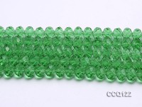 Wholesale 10x13mm Green Faceted Synthetic Quartz Beads Loose String