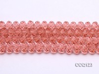 Wholesale 10x13mm Pink Faceted Synthetic Quartz Beads Loose String