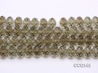 Wholesale 13x17mm Oval Faceted Synthetic Quartz Beads Loose String