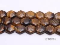 Wholesale 20mm Star-shaped Tiger Eye Pieces Loose String